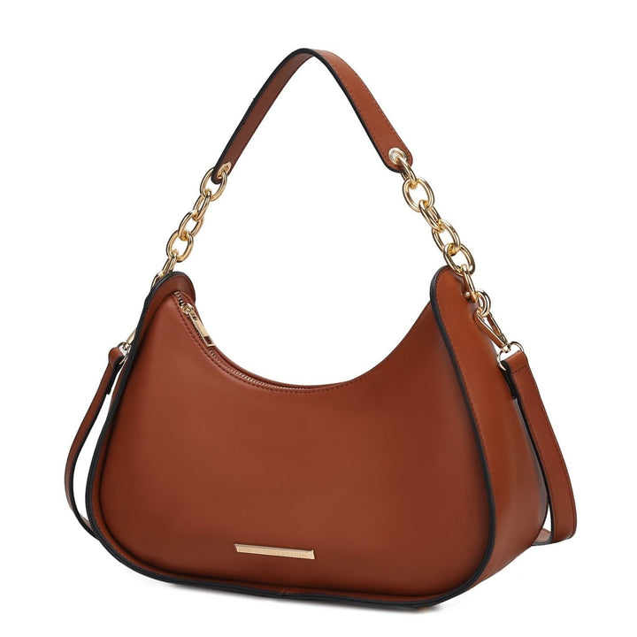 Lottie Vegan Leather Womens Hobo Bag by Mia k. Image 4