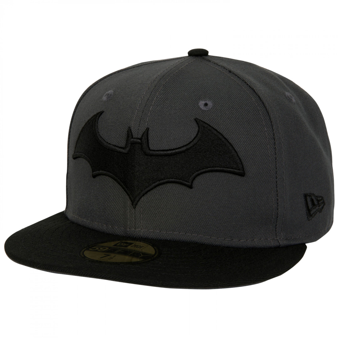 Batman Hush Logo Grey Colorway Era 59Fifty Fitted Hat Image 1