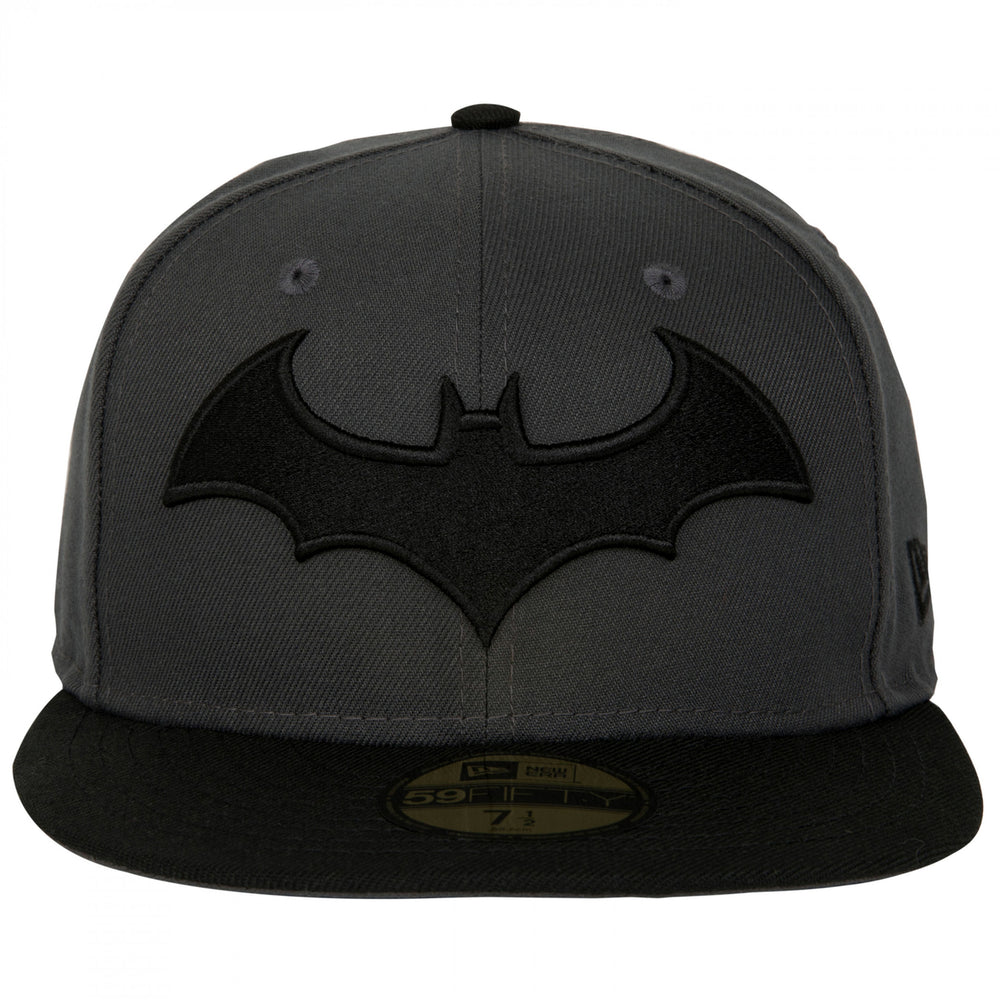 Batman Hush Logo Grey Colorway Era 59Fifty Fitted Hat Image 2