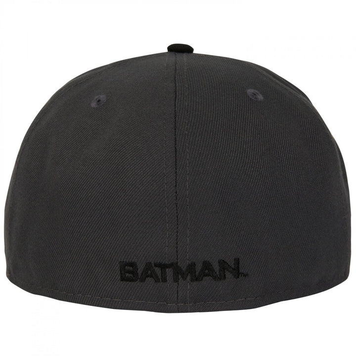 Batman Hush Logo Grey Colorway Era 59Fifty Fitted Hat Image 4