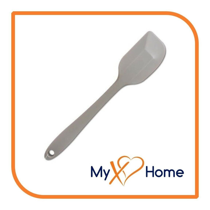 9.5" Silver / Gray Silicone Spatula by MyXOHome (1 2 4 or 6 Spatulas) Image 2