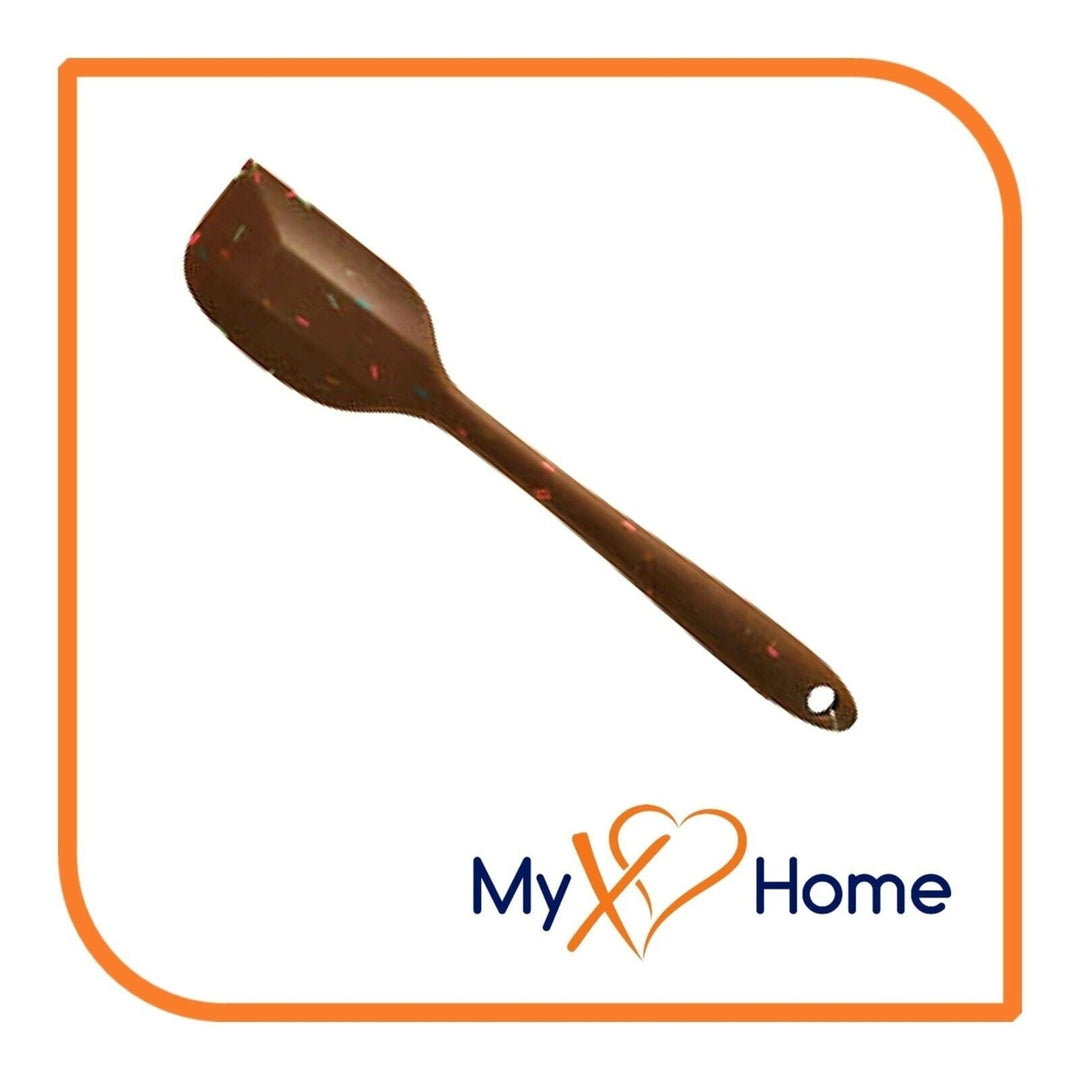 8" Chocolate Sprinkles Silicone Spatula by MyXOHome (1 2 4 or 6 Spatulas) Image 7