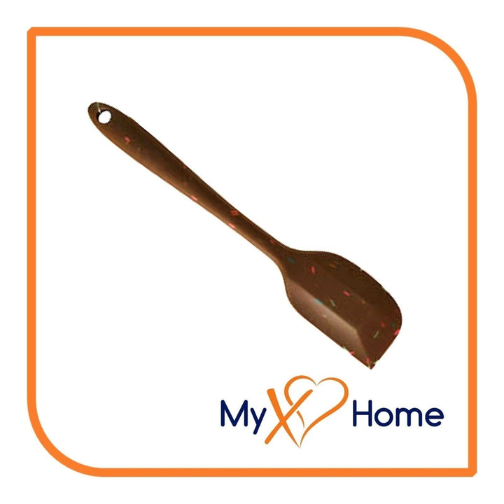 8" Chocolate Sprinkles Silicone Spatula by MyXOHome (1 2 4 or 6 Spatulas) Image 8