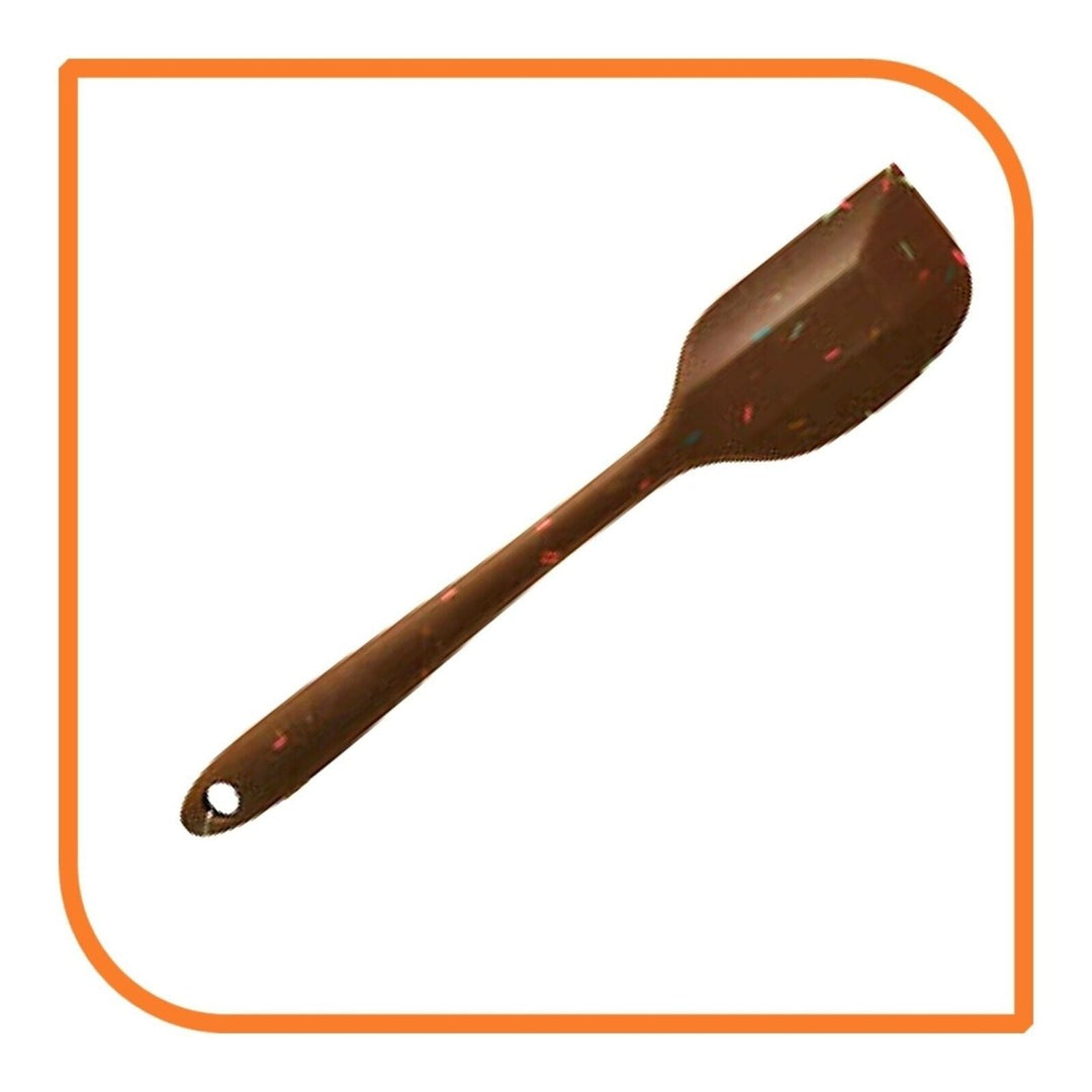 8" Chocolate Sprinkles Silicone Spatula by MyXOHome (1 2 4 or 6 Spatulas) Image 10