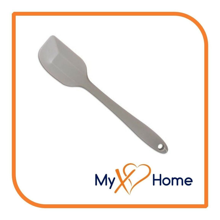 9.5" Silver / Gray Silicone Spatula by MyXOHome (1 2 4 or 6 Spatulas) Image 7