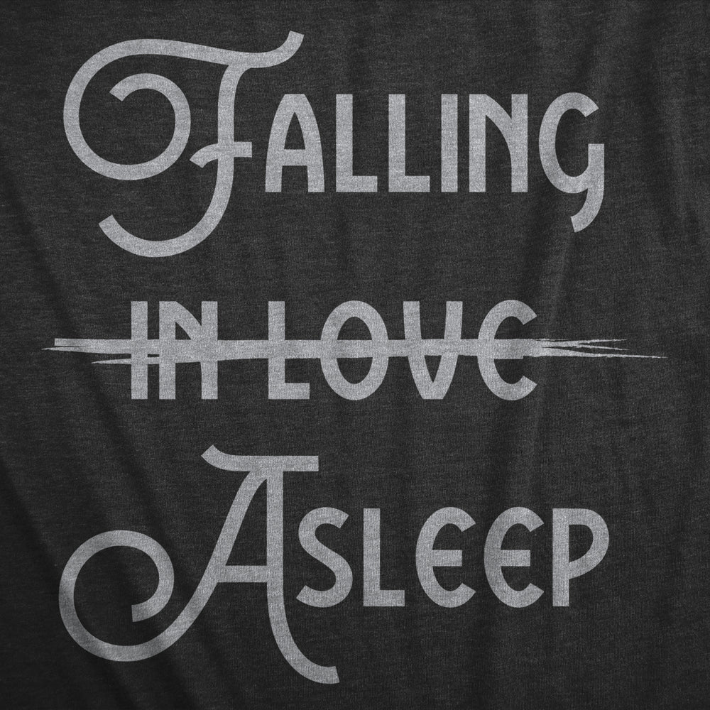 Mens Falling Asleep T Shirt Funny Napping Sleepy Lazy Joke Tee For Guys Image 2