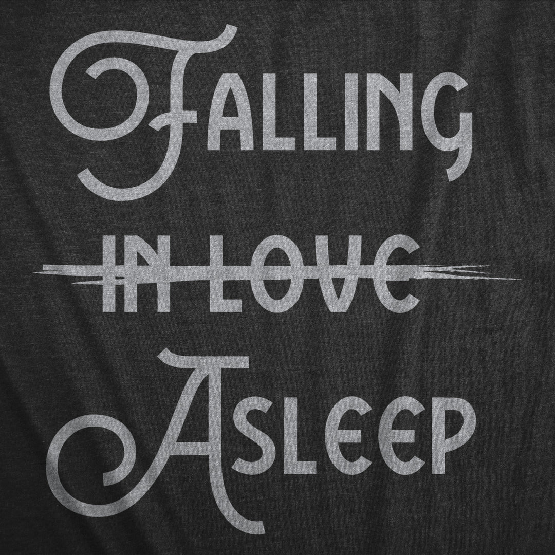 Mens Falling Asleep T Shirt Funny Napping Sleepy Lazy Joke Tee For Guys Image 2