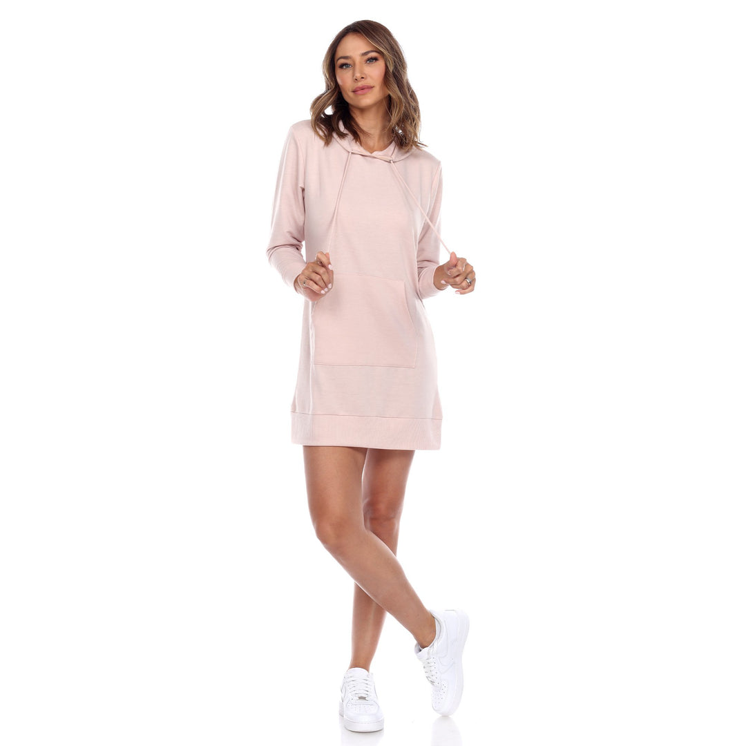 White Mark Womens Hoodie Sweatshirt Dress Fleece Material Various Sizes Available Image 10