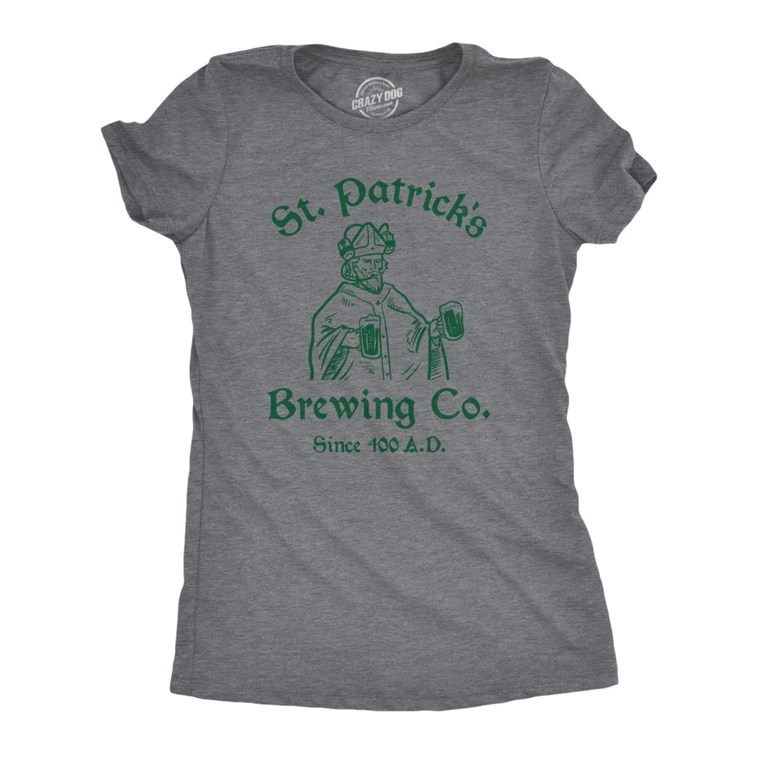 Womens Funny T Shirts St Patricks Brewing Co Novelty Drinking Tee For Ladies Image 4