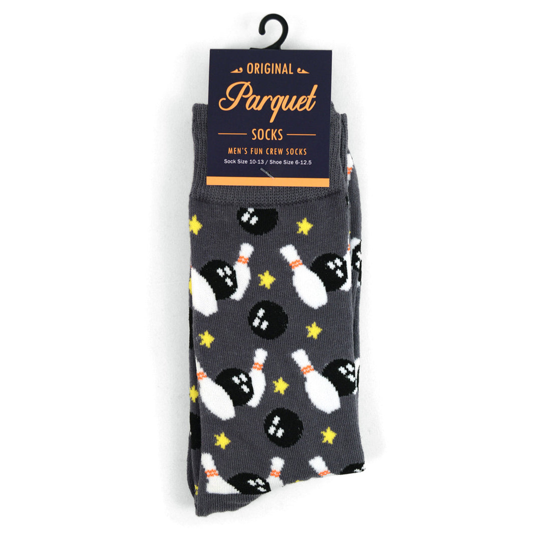 Fun Bowling Socks Personalized Socks Crazy Bowling Crew Socks Image 7