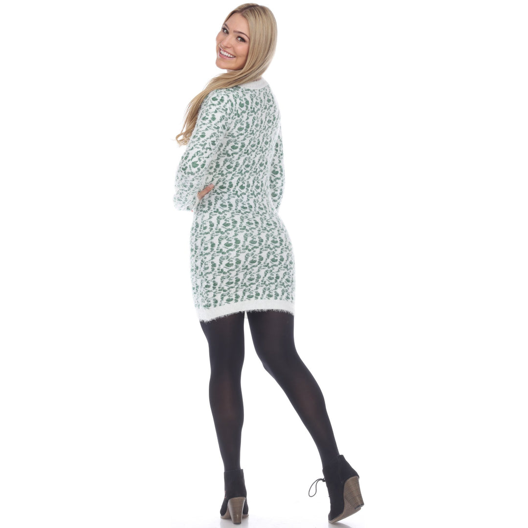 White Mark Womens Angora Like Sweater Dress Image 8