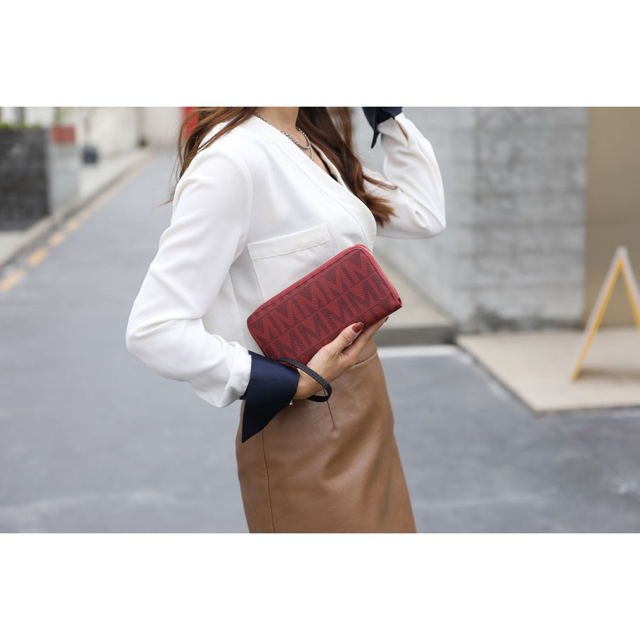 MKF Collection Danielle Milan Multi-Functional Shoulder Bag M Signature Wallet Wristlet by Mia K. Handbag Image 1