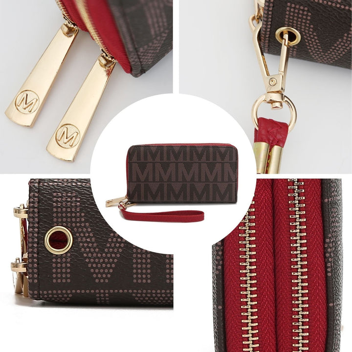 MKF Collection Danielle Milan Multi-Functional Shoulder Bag M Signature Wallet Wristlet by Mia K. Handbag Image 10