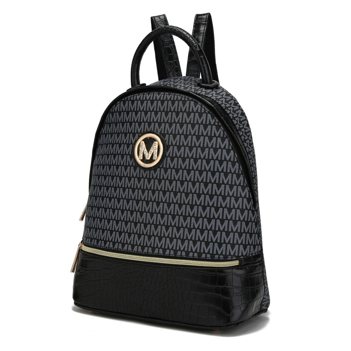 MKF Collection Denice Multi-Functional Shoulder Bag Signature Backpack by Mia K. Image 1