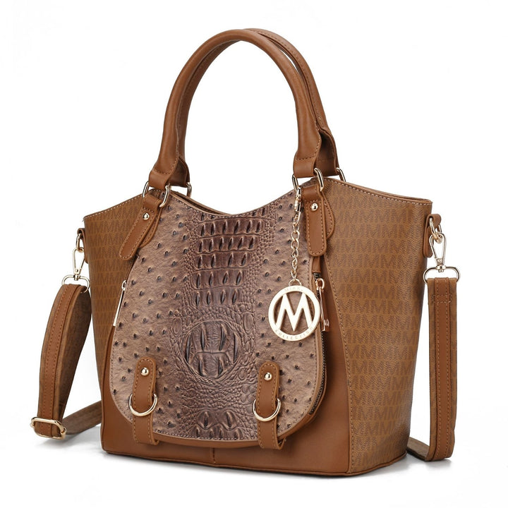 MKF Collection Jacqueline Multi-Functional Shoulder Bag Signature Satchel Handbag by Mia K. Image 8