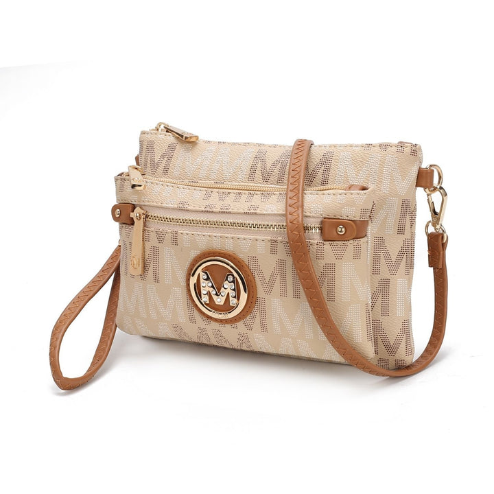 MKF Collection Camren Multi-Functional Shoulder Bag M Signature Crossbody Handbag by Mia K. Image 2