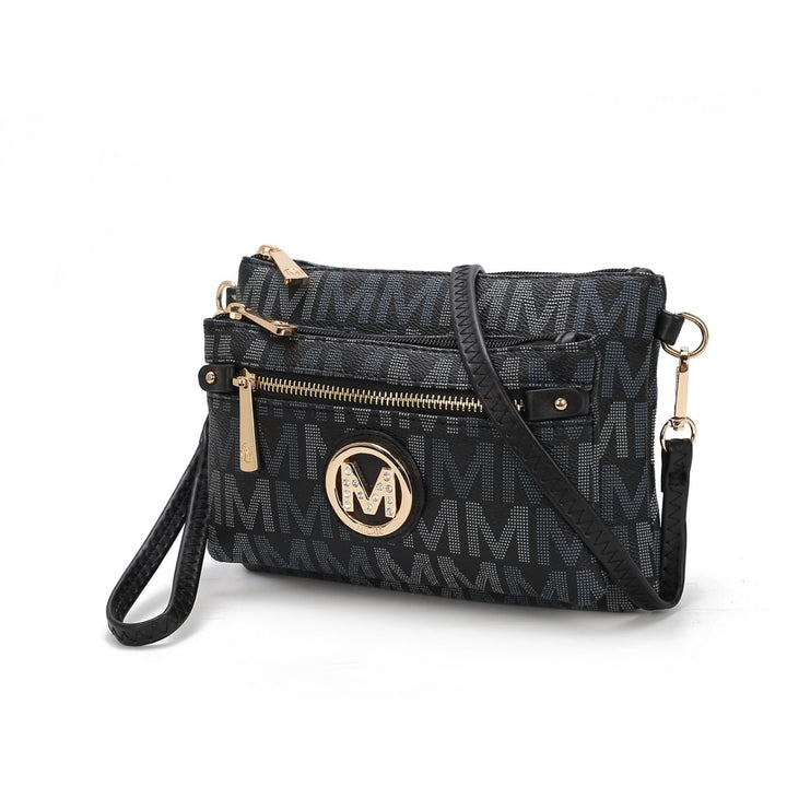 MKF Collection Camren Multi-Functional Shoulder Bag M Signature Crossbody Handbag by Mia K. Image 3