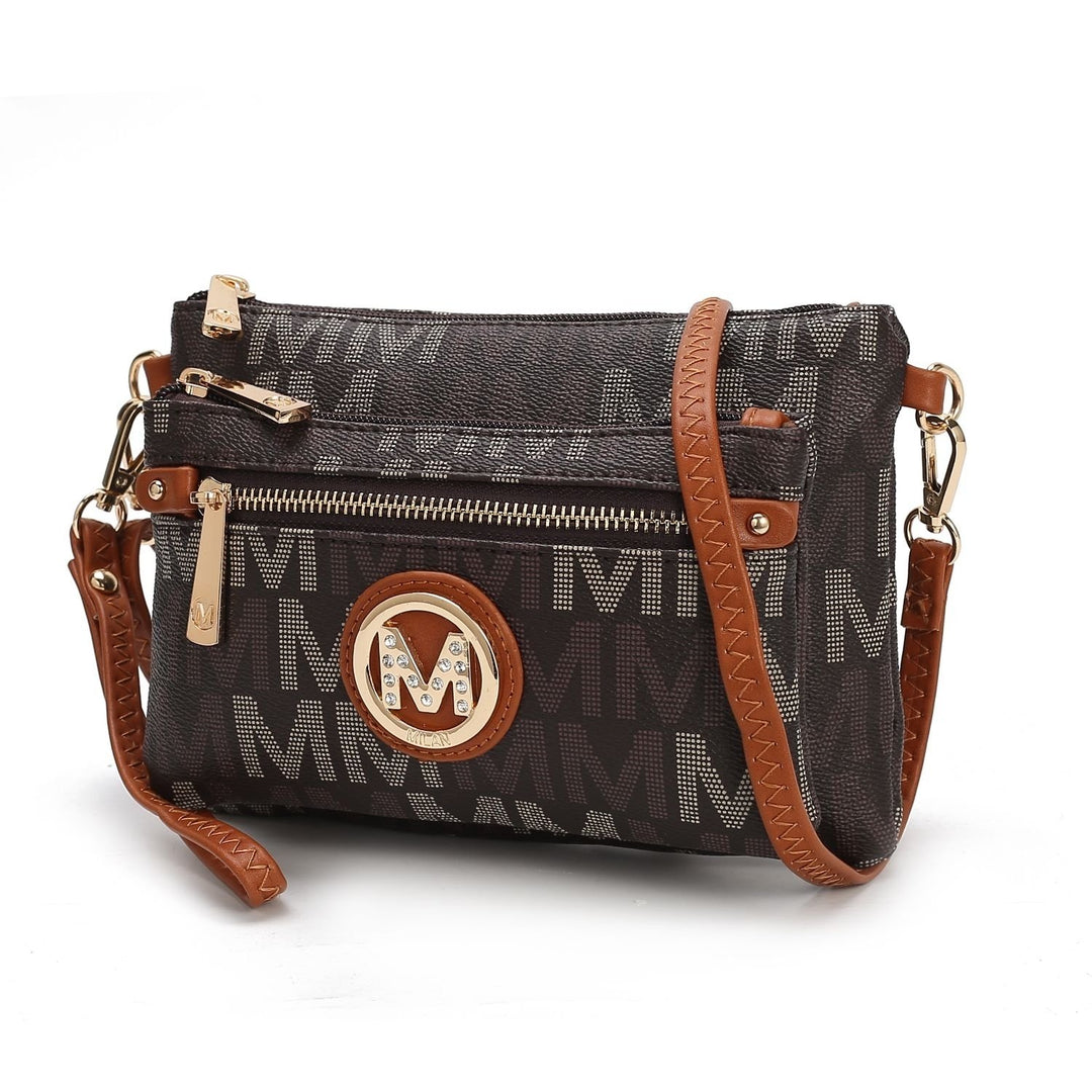 MKF Collection Camren Multi-Functional Shoulder Bag M Signature Crossbody Handbag by Mia K. Image 4