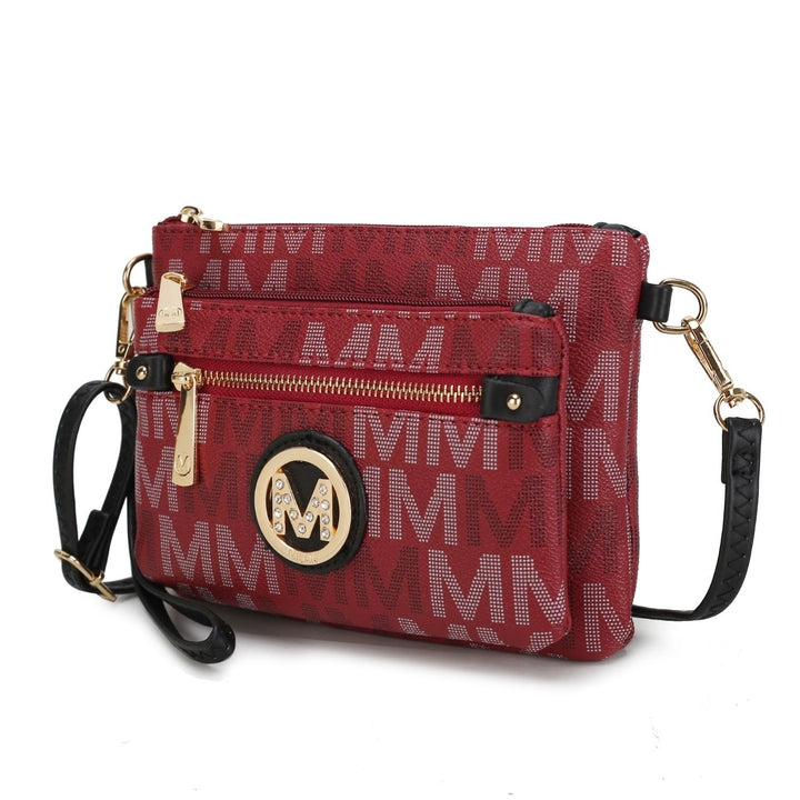 MKF Collection Camren Multi-Functional Shoulder Bag M Signature Crossbody Handbag by Mia K. Image 4