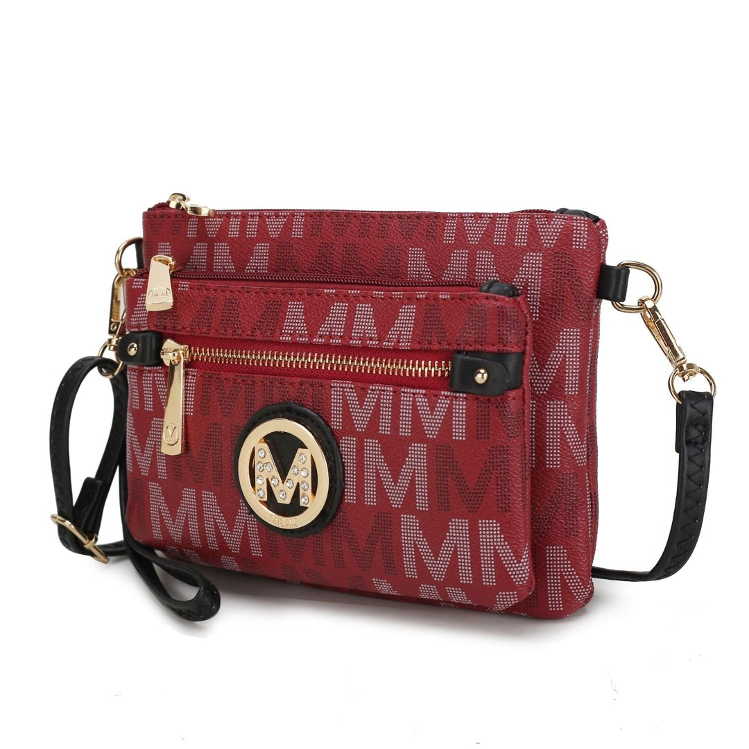 MKF Collection Camren Multi-Functional Shoulder Bag M Signature Crossbody Handbag by Mia K. Image 1