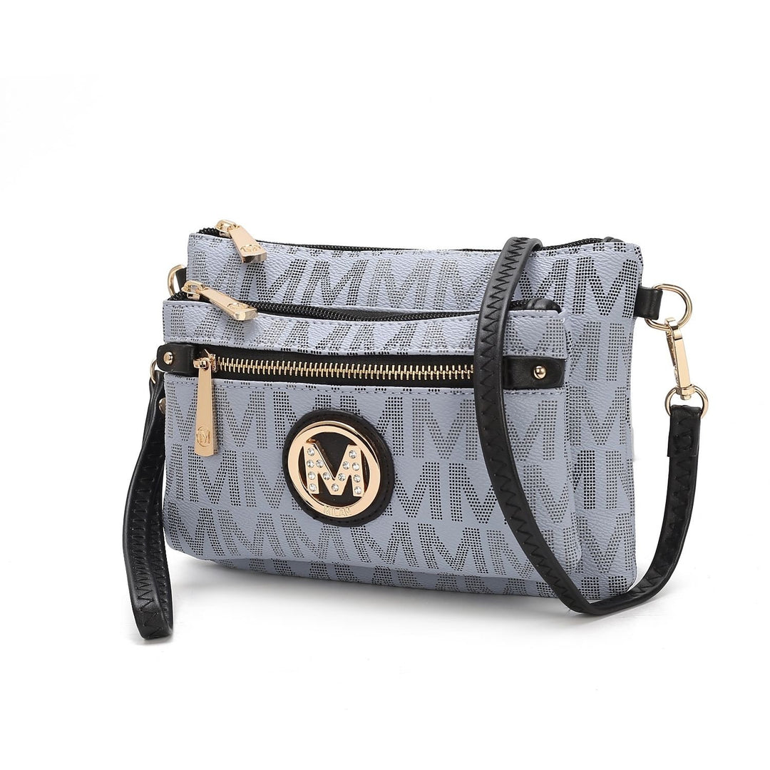 MKF Collection Camren Multi-Functional Shoulder Bag M Signature Crossbody Handbag by Mia K. Image 6