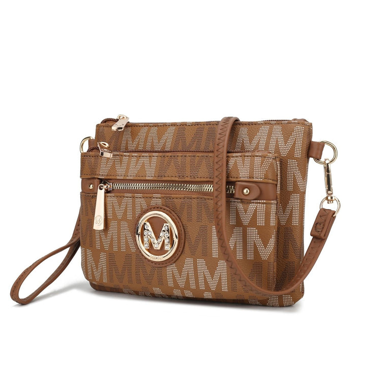 MKF Collection Camren Multi-Functional Shoulder Bag M Signature Crossbody Handbag by Mia K. Image 8