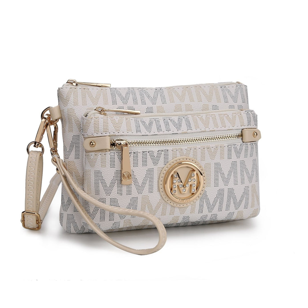 MKF Collection Camren Multi-Functional Shoulder Bag M Signature Crossbody Handbag by Mia K. Image 9