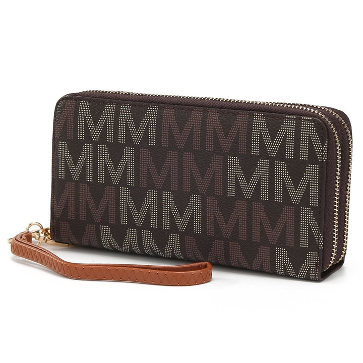 MKF Collection Hofstra M Signature Wallet Wristlet by Mia k. Handbag Image 4