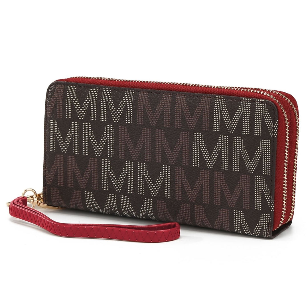 MKF Collection Hofstra M Signature Wallet Wristlet by Mia k. Handbag Image 6