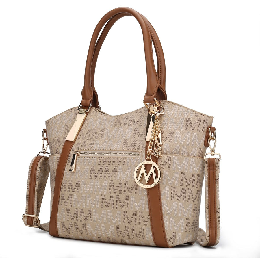 MKF Collection Jeneece Multi-Functional Shoulder Bag Signature Tote Handbag by Mia K Image 1