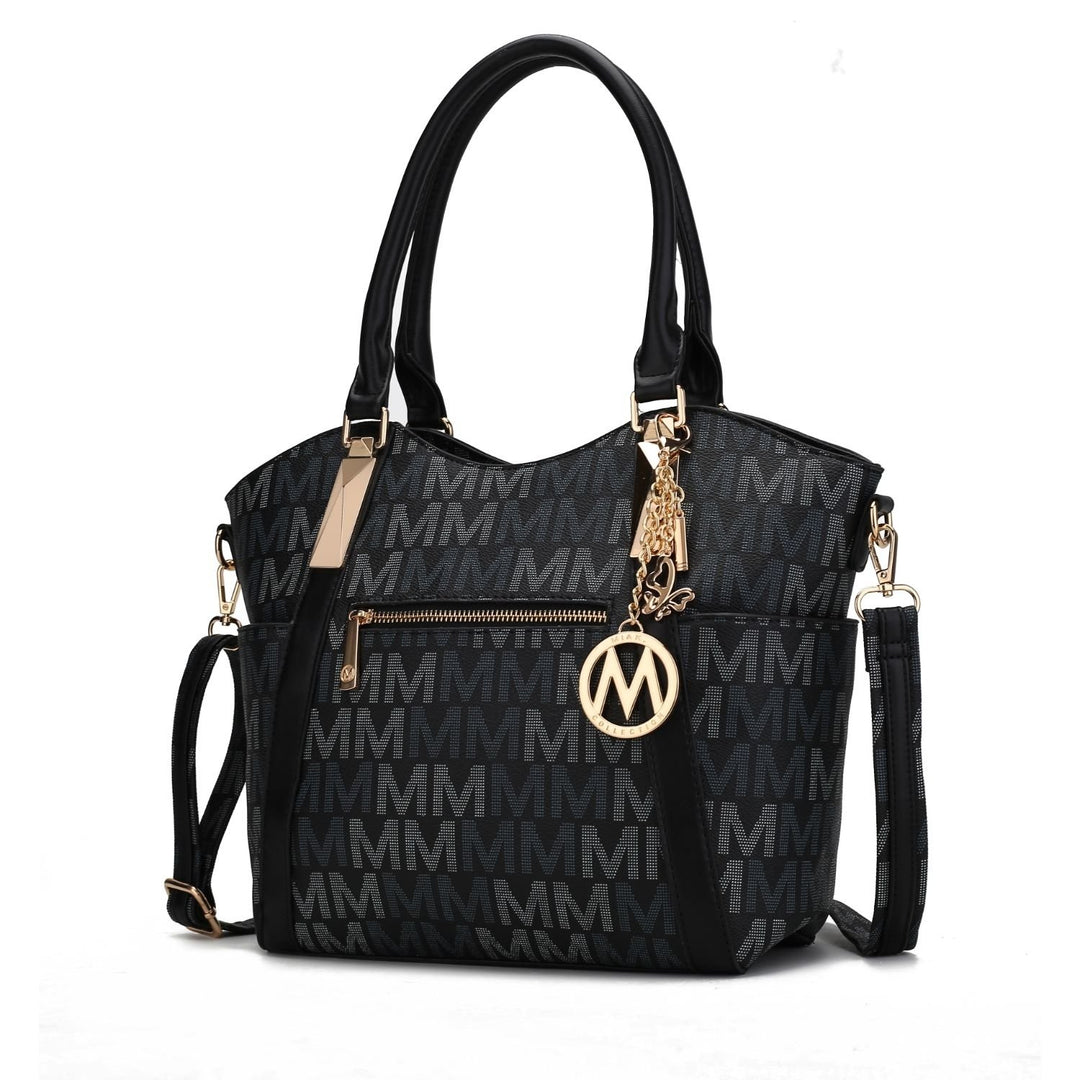 MKF Collection Jeneece Multi-Functional Shoulder Bag Signature Tote Handbag by Mia K Image 2