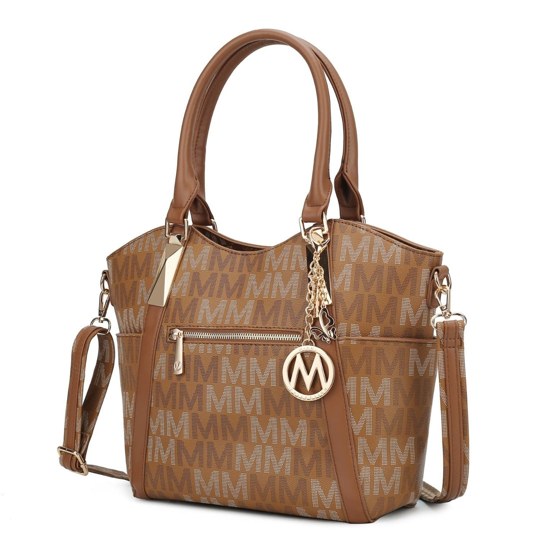 MKF Collection Jeneece Multi-Functional Shoulder Bag Signature Tote Handbag by Mia K Image 1