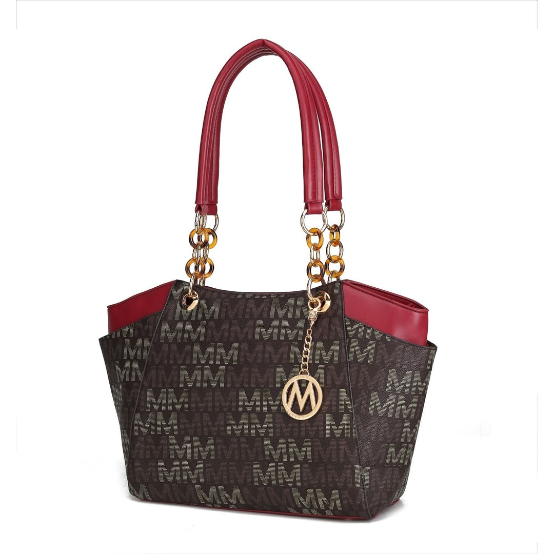 MKF Collection Cameron Tote Handbag Multi-Functional Shoulder Bag by Mia K Image 1