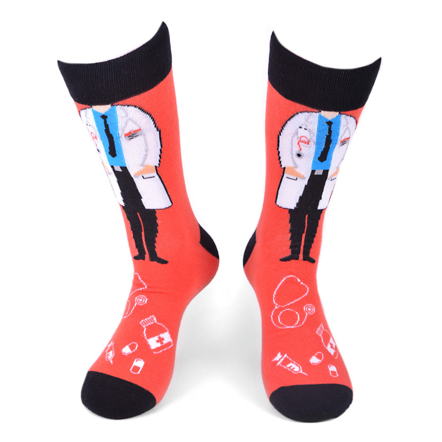 Doctors Socks Men Novelty Socks Personalized Socks Doctor Gifts Cool Socks Gift Cool Image 1