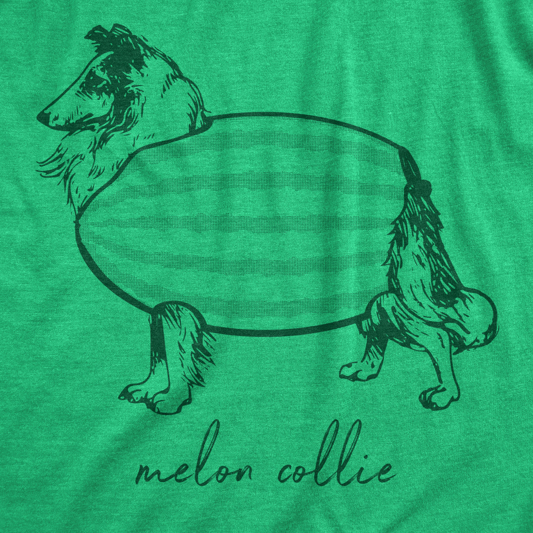 Mens Melon Collie T Shirt Funny Puppy Dog Melancholy Joke Tee For Guys Image 2