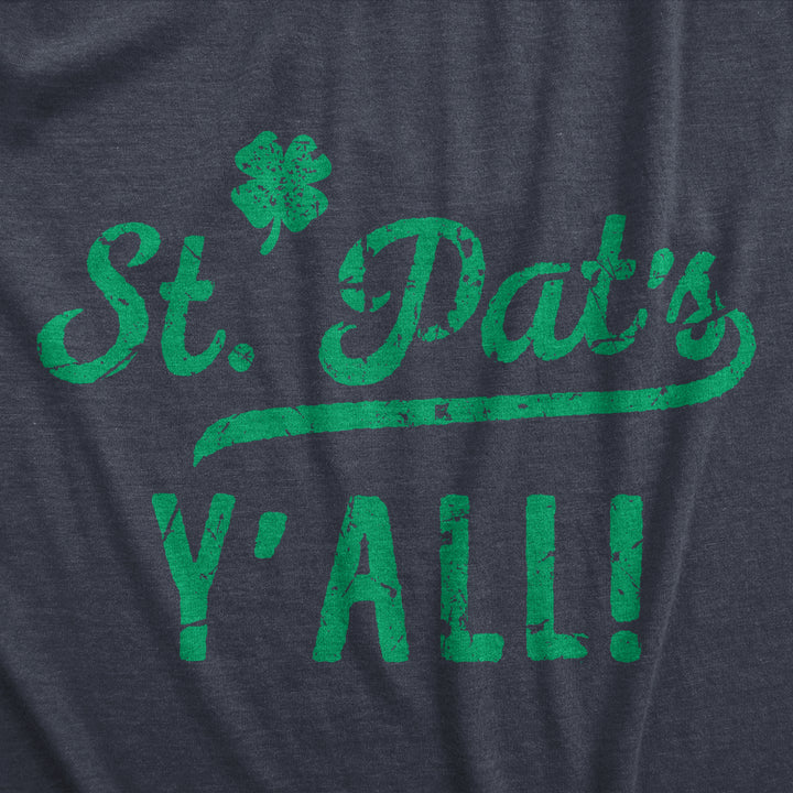 Womens St Pats Yall Funny T Shirts Novelty Tee Drinking Shirt For Ladies Image 2