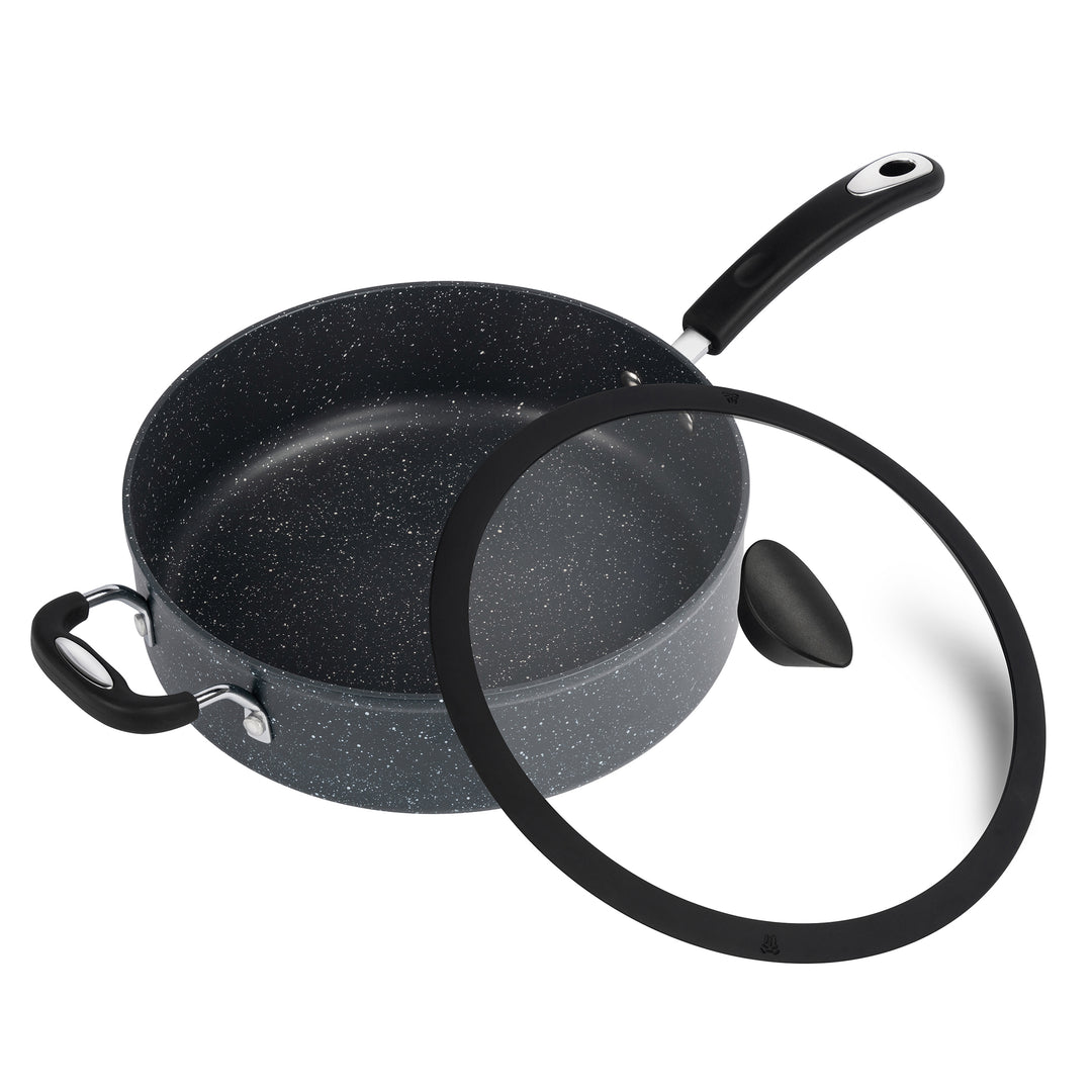 The All-In-One Stone Sauce Pan by Ozeri -- 100% APEOGenXPFBSPFOSPFOANMP and NEP-Free German-Made Coating Image 4