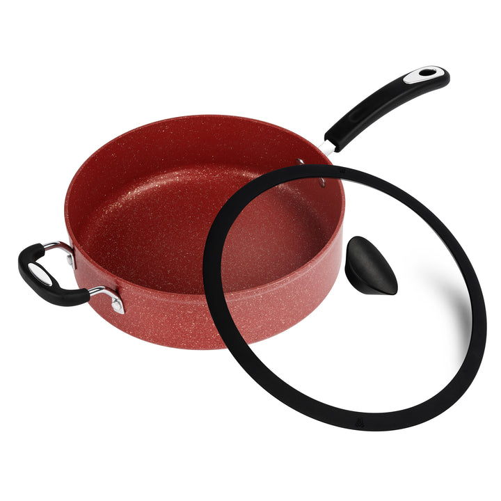 The All-In-One Stone Sauce Pan by Ozeri -- 100% APEOGenXPFBSPFOSPFOANMP and NEP-Free German-Made Coating Image 1
