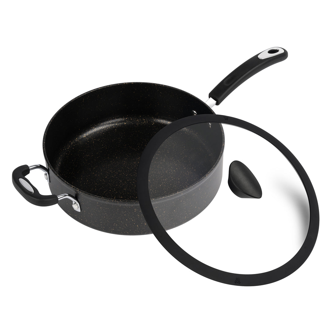 The All-In-One Stone Sauce Pan by Ozeri -- 100% APEOGenXPFBSPFOSPFOANMP and NEP-Free German-Made Coating Image 7