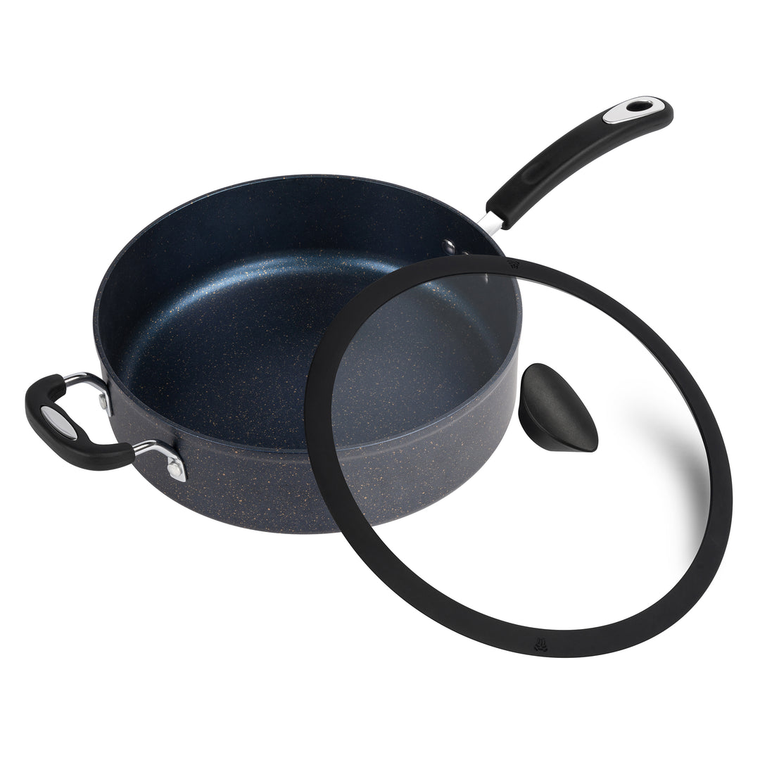 The All-In-One Stone Sauce Pan by Ozeri -- 100% APEOGenXPFBSPFOSPFOANMP and NEP-Free German-Made Coating Image 8