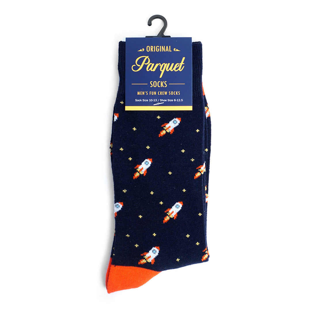 Spaceship Socks Rockets Socks Fun Socks Image 3