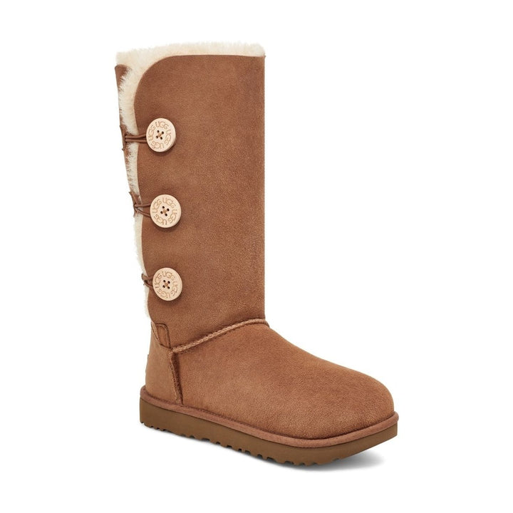 UGG Womens Bailey Button Triplet II Boot Chestnut - 1016227-CHE CHESTNUT Image 1