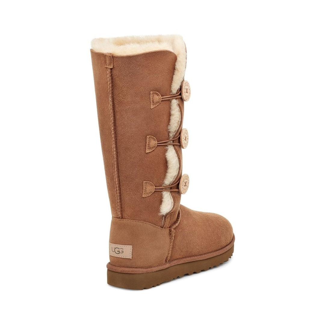 UGG Womens Bailey Button Triplet II Boot Chestnut - 1016227-CHE CHESTNUT Image 4