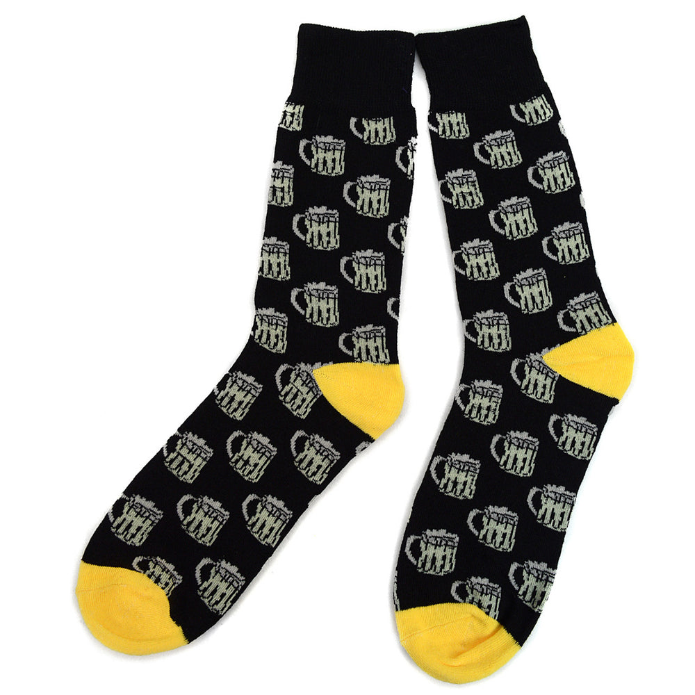 Mens Beer Socks Mens Beer Lover Gift Novelty Socks Party Time Beer Gifts Image 2