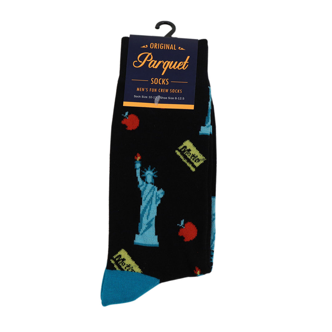 Mens Novelty  York City Socks Big Apple Image 3