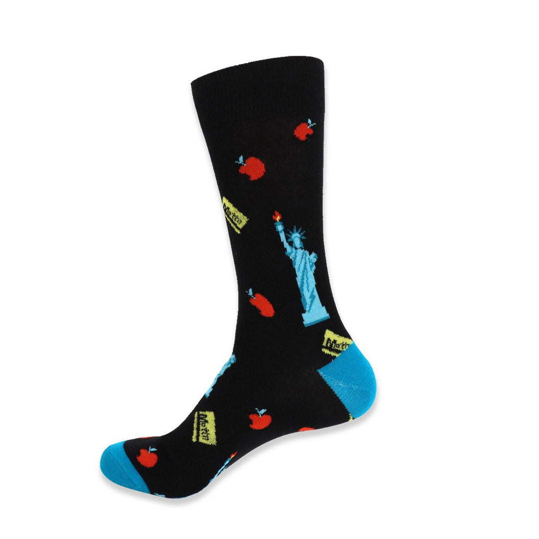 Mens Novelty  York City Socks Big Apple Image 1