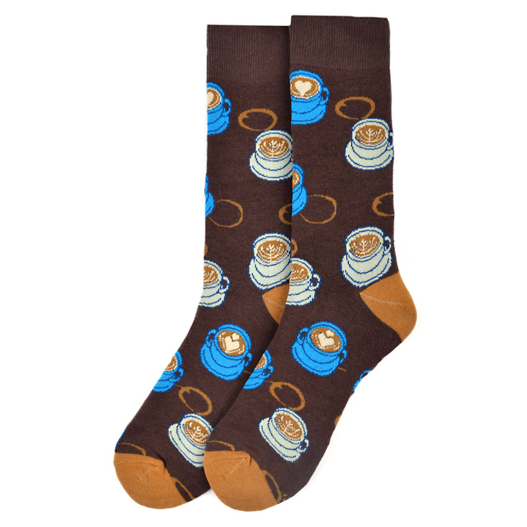 Expresso Funny Socks Cup of Coffee Novelty Socks Coffee Lover Gift Cup of Joe Morning Coffee Image 2