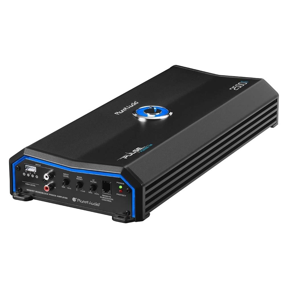 Planet Audio PL2500.1M Car Amplifier 2500W Class AB Monoblock with Bass Boost Image 2