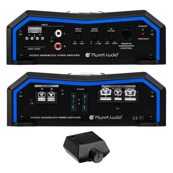 Planet Audio PL2500.1M Car Amplifier 2500W Class AB Monoblock with Bass Boost Image 3