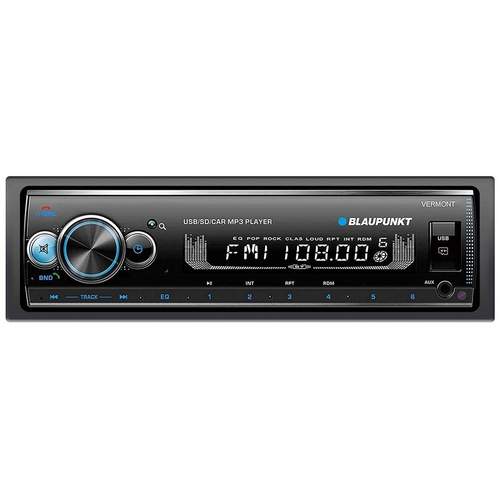 Blaupunkt Single DIN In-Dash MP3 USB Bluetooth Car Stereo Digital Media Receiver Image 2